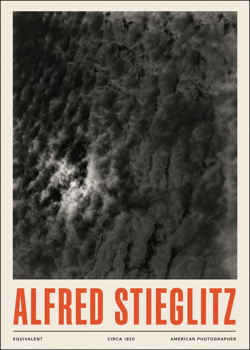 Alfred Stieglitz Equivalent II No6 - Affiche