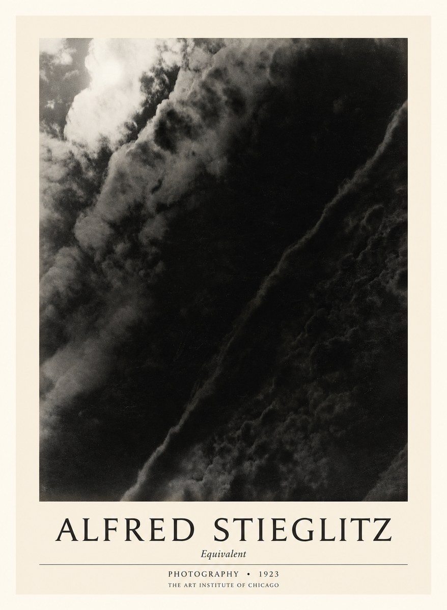 Alfred Stieglitz Equivalent III No1 - Affiche