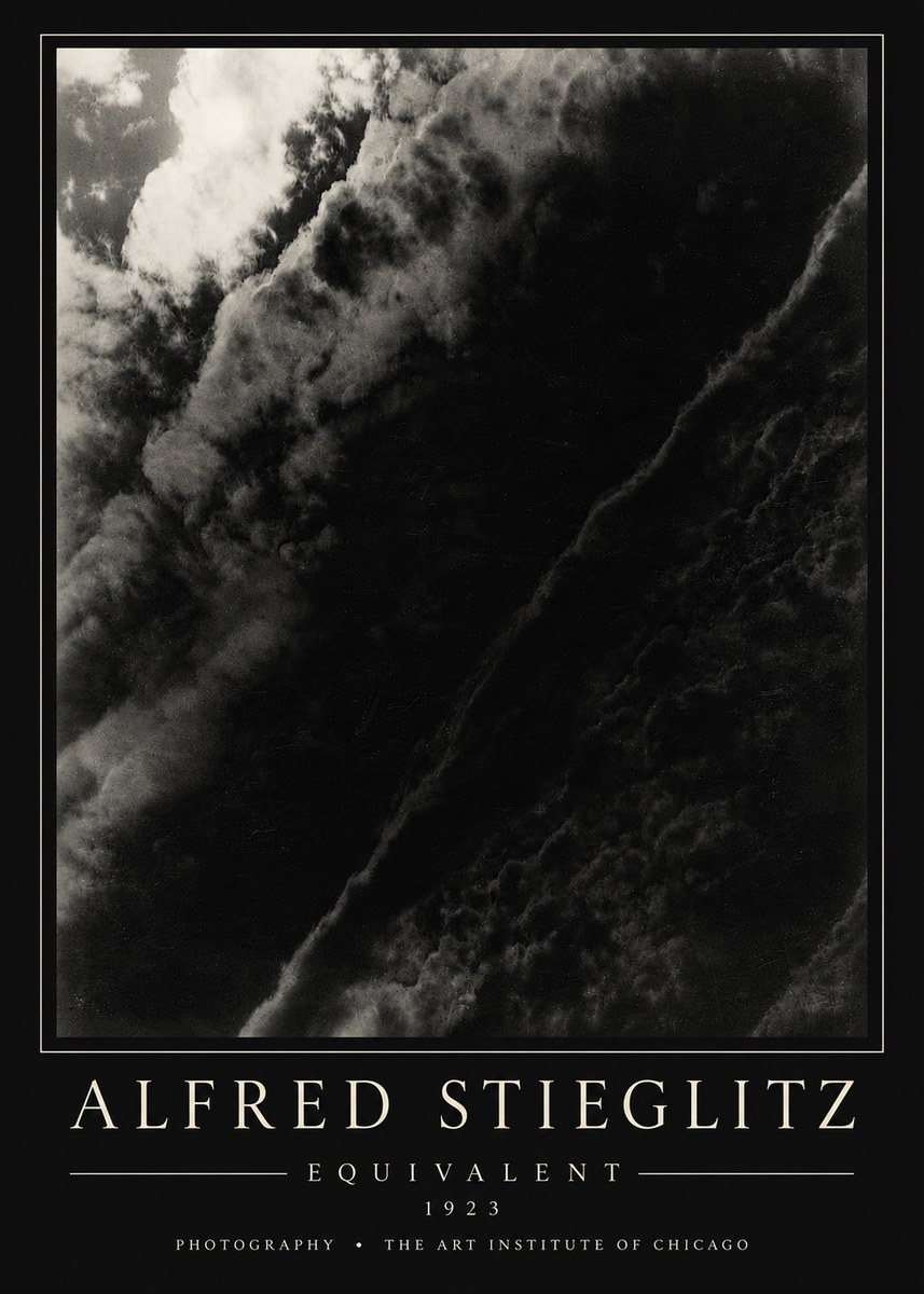 Alfred Stieglitz Equivalent III No6 - Affiche