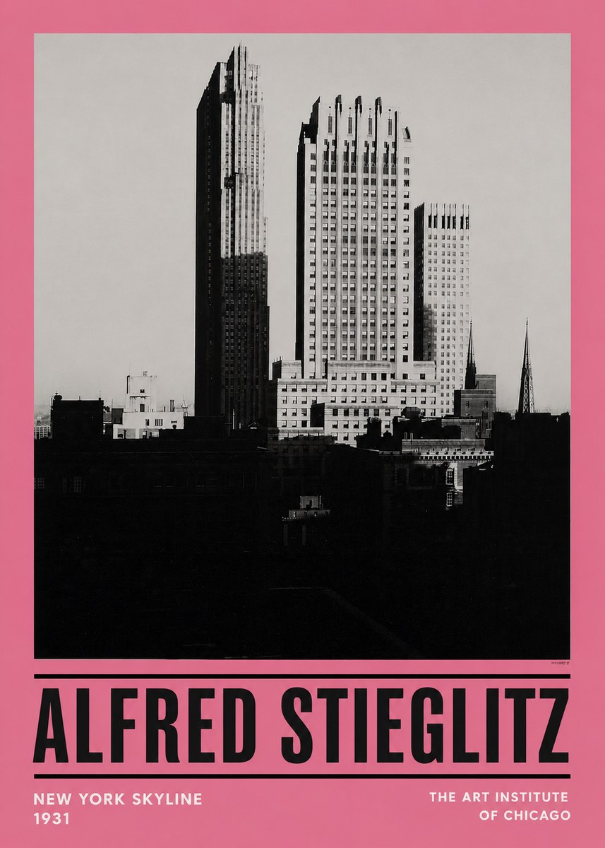 Alfred Stieglitz New York Skyline No4 - Affiche