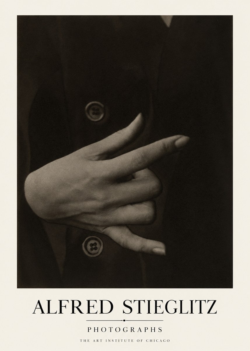 Alfred Stieglitz Hands No1 - Affiche
