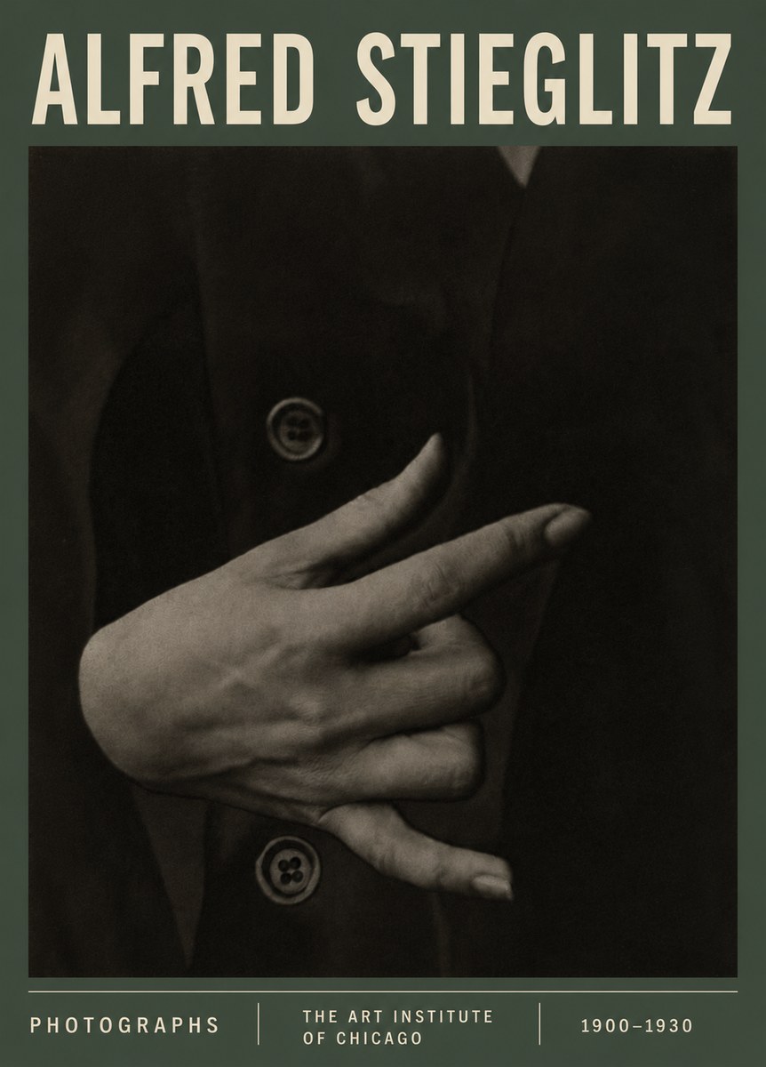 Alfred Stieglitz Hands No5 - Affiche