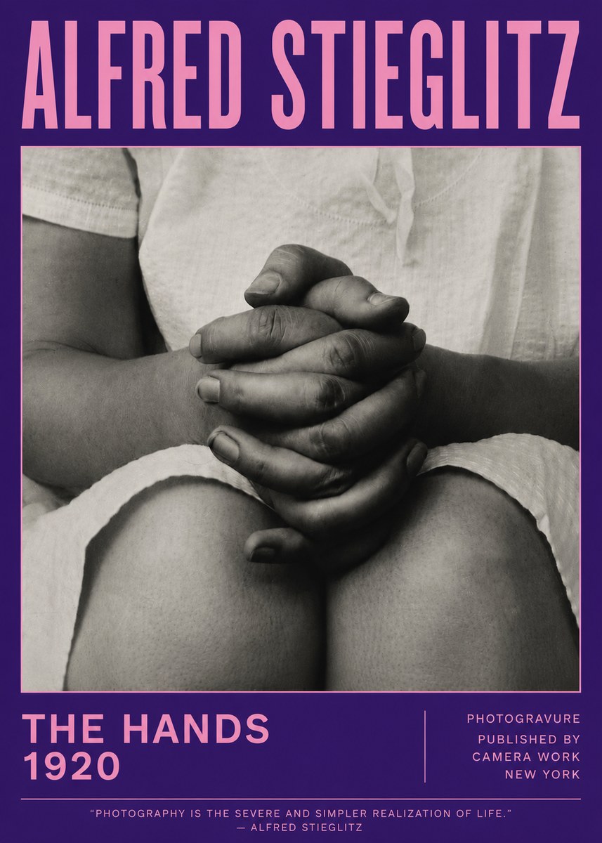 Alfred Stieglitz The Hands No6 - Affiche