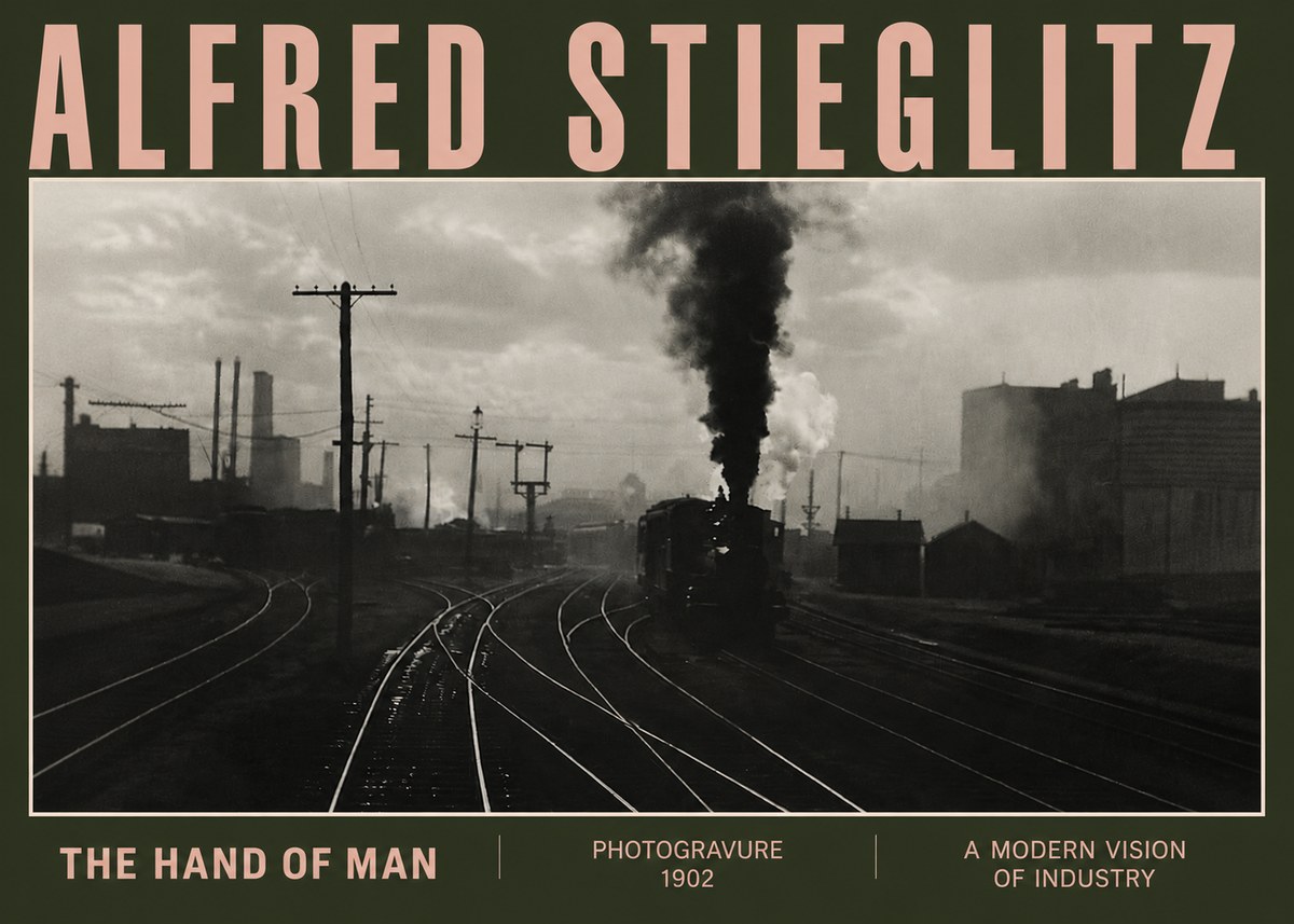 Alfred Stieglitz The Hand of Man I No3 - Affiche