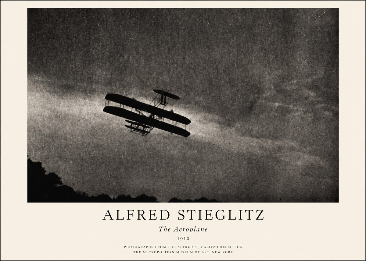Alfred Stieglitz The Aeroplane No1 - Affiche