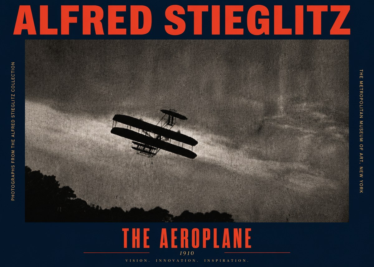 Alfred Stieglitz The Aeroplane No6 - Affiche
