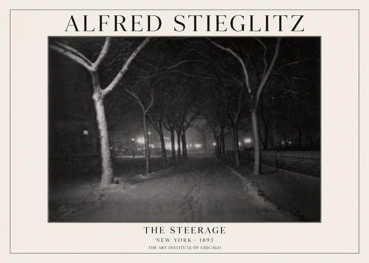 Alfred Stieglitz Winter—fifth Avenue, New York No4 - Affiche