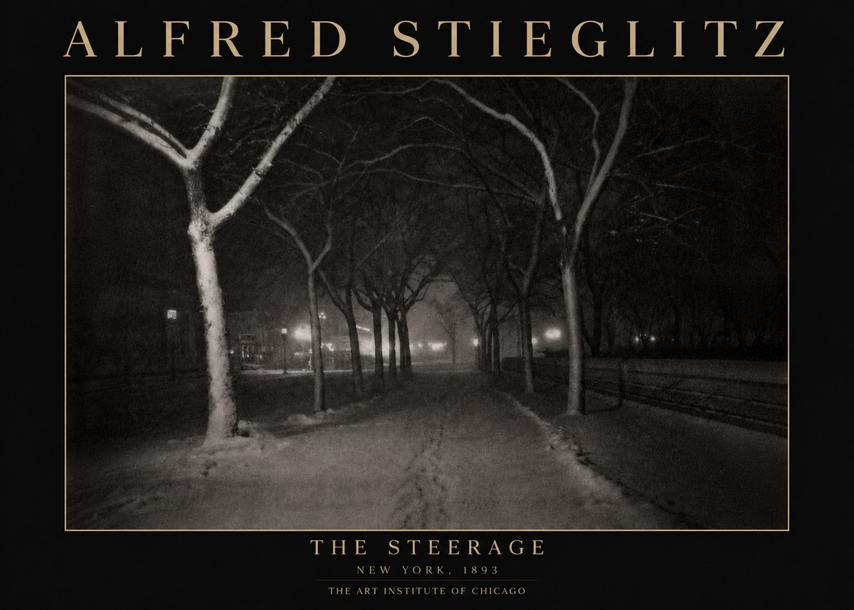Alfred Stieglitz Winter—fifth Avenue, New York No6 - Affiche