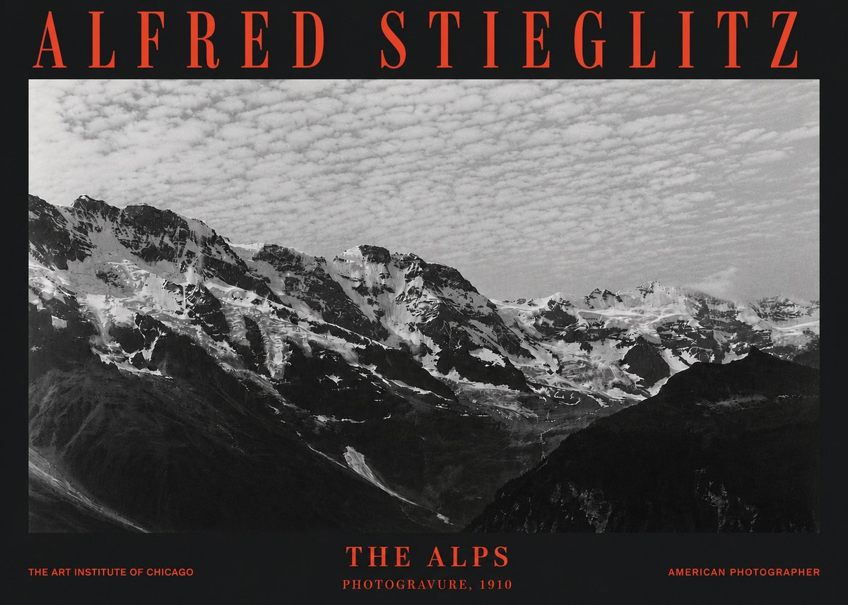 Alfred Stieglitz The Alps No4 - Affiche