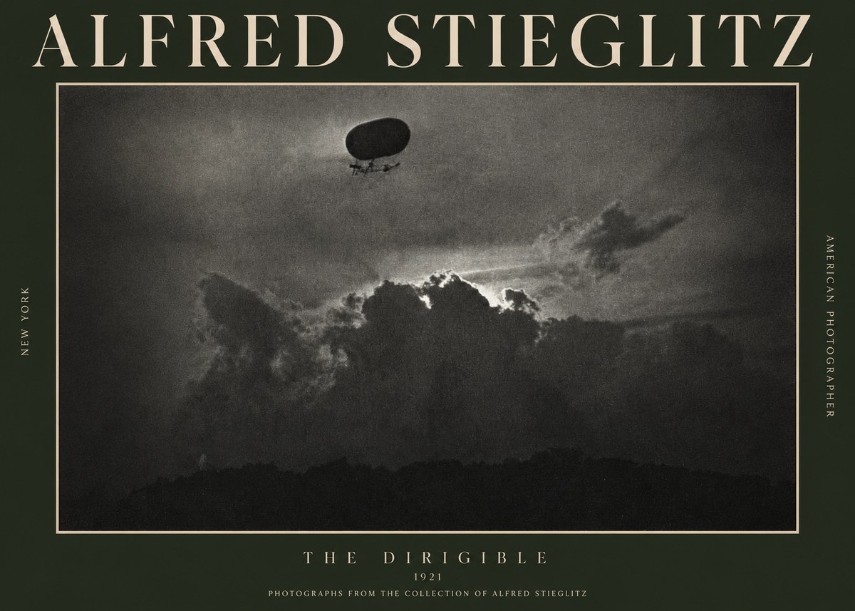 Alfred Stieglitz The Dirigible No3 - Affiche