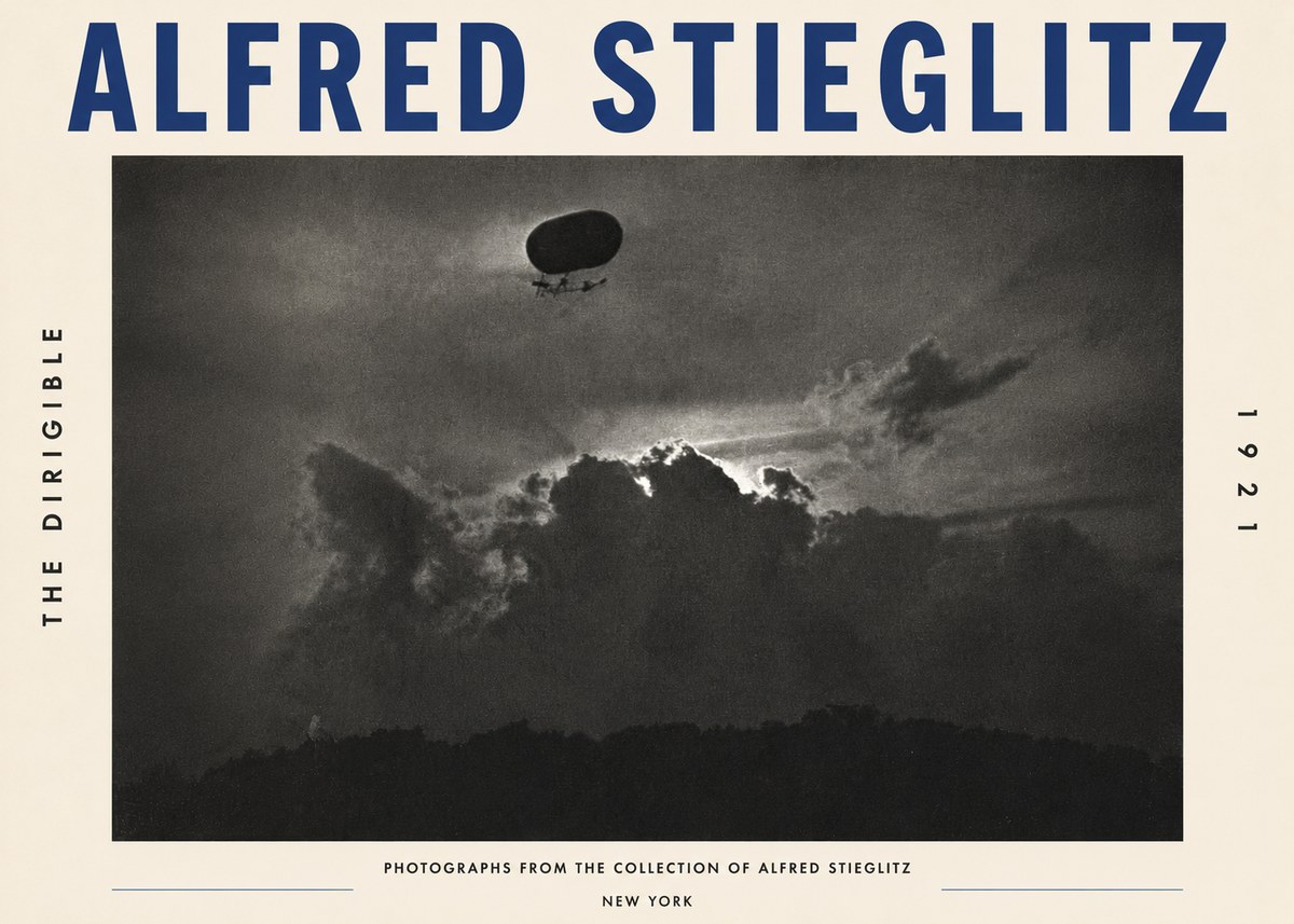Alfred Stieglitz The Dirigible No4 - Affiche