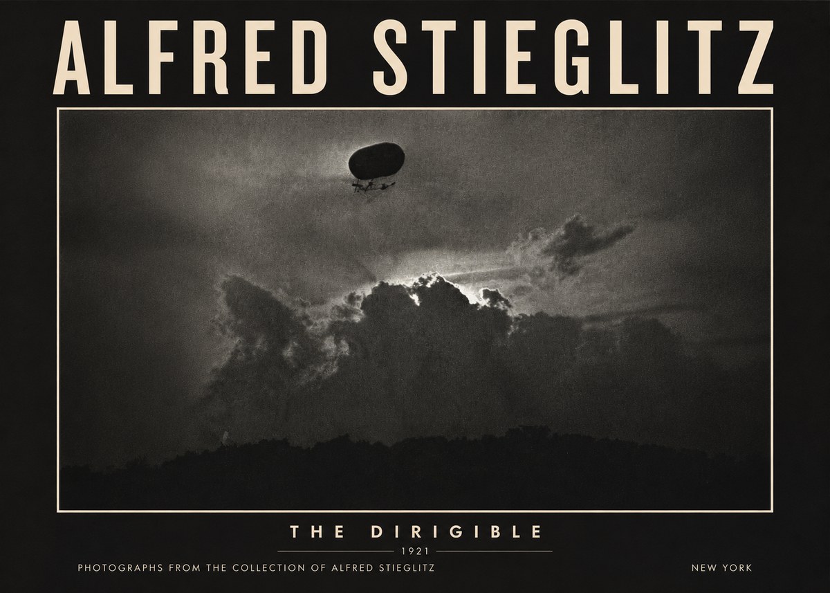 Alfred Stieglitz The Dirigible No5 - Affiche
