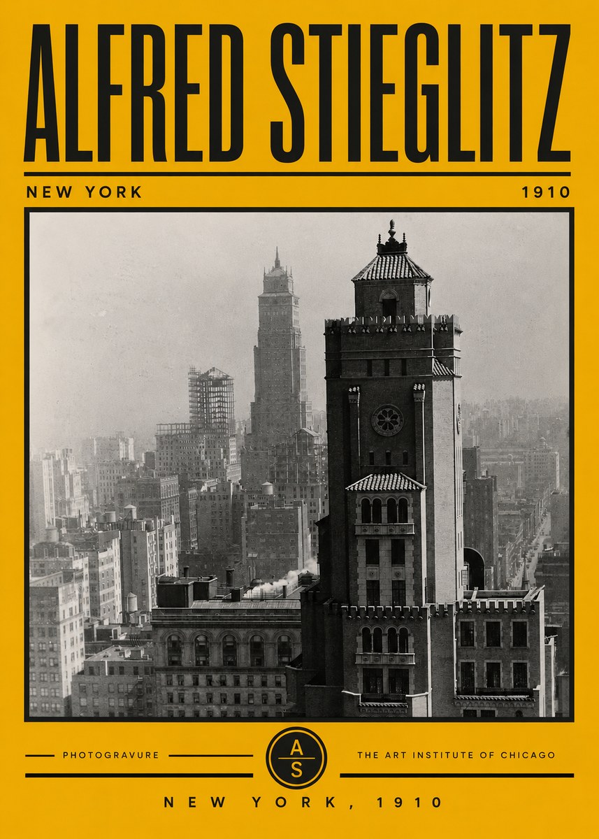 Alfred Stieglitz New York No5 - Affiche