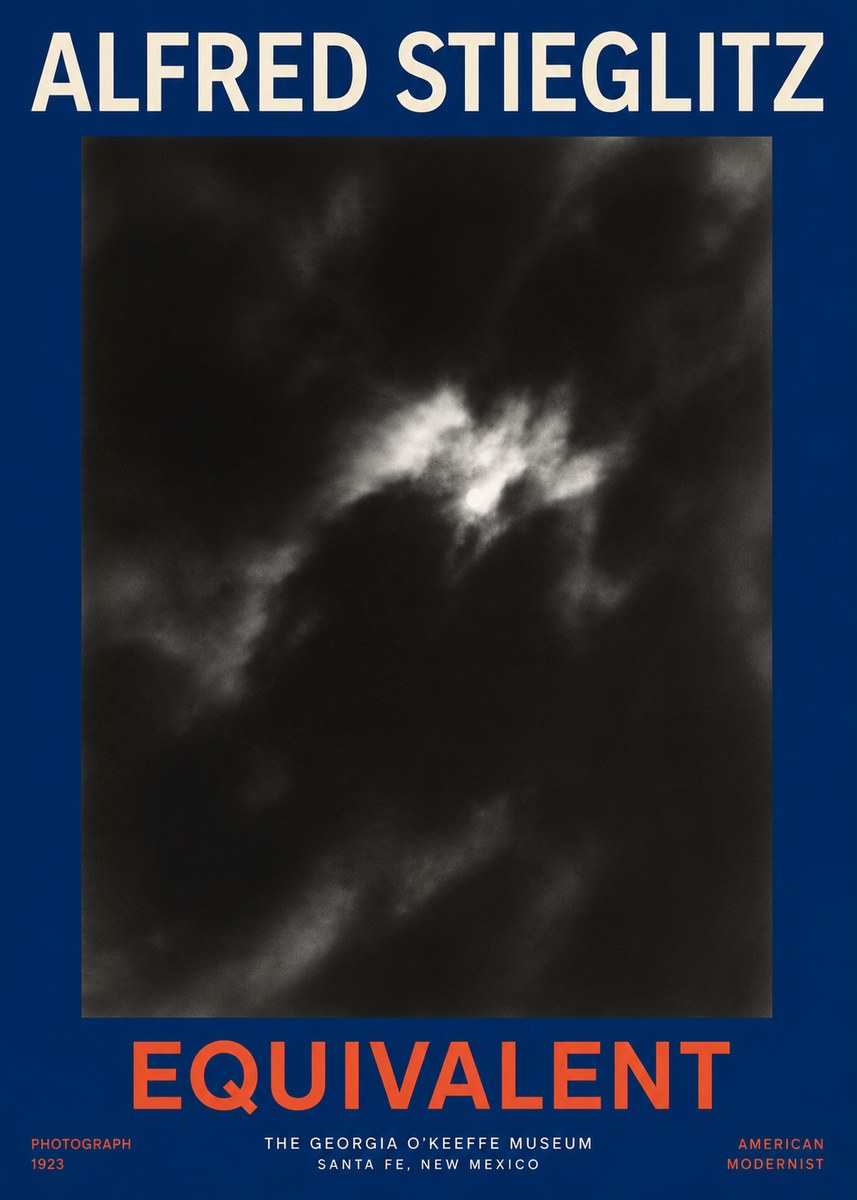 Alfred Stieglitz Equivalent IV No4 - Affiche
