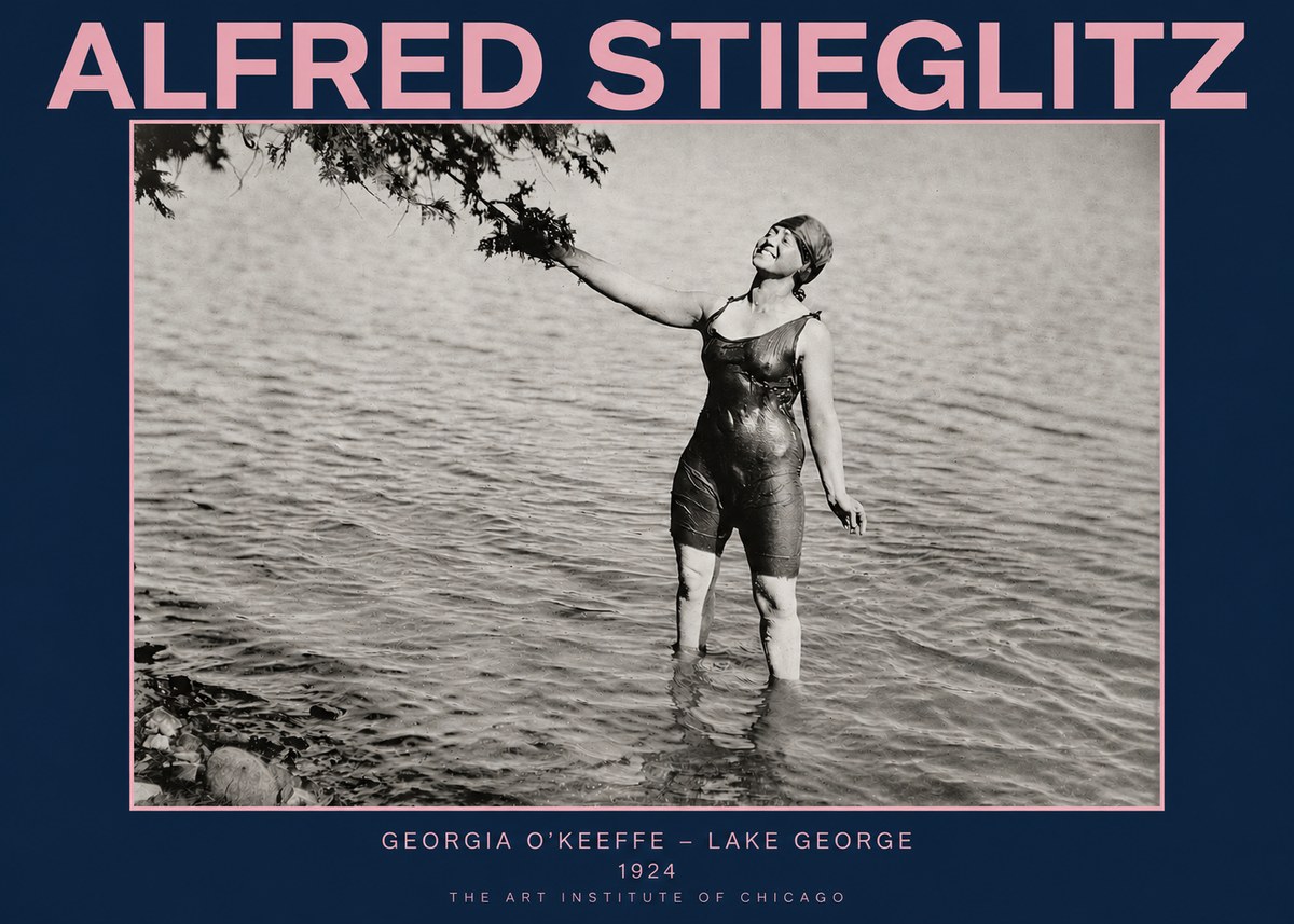 Alfred Stieglitz Lake George No3 - Affiche