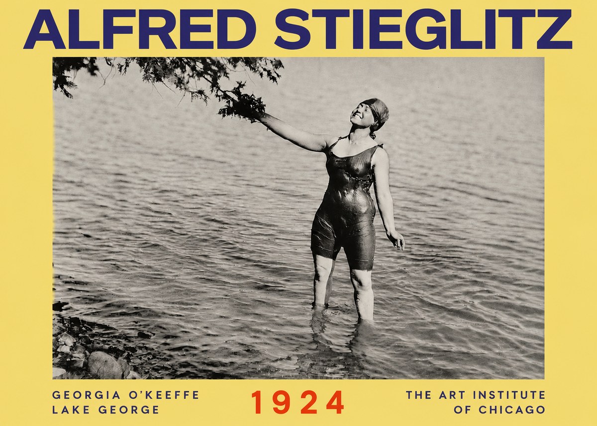 Alfred Stieglitz Lake George No4 - Affiche