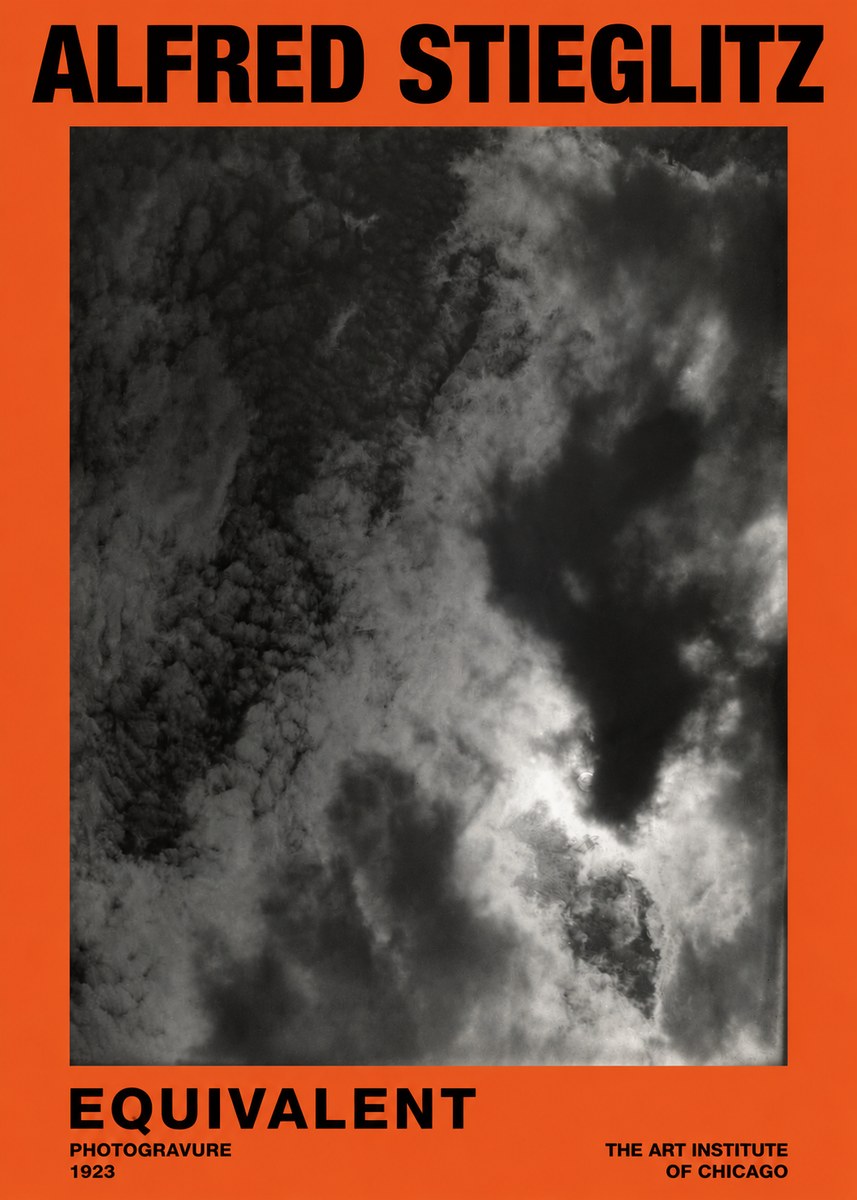 Alfred Stieglitz Equivalent V No2 - Affiche