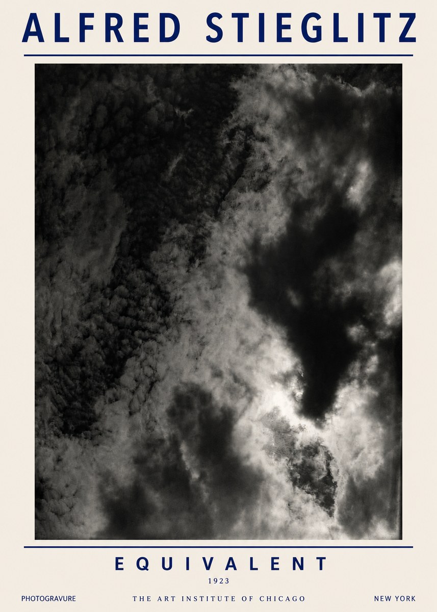 Alfred Stieglitz Equivalent V No3 - Affiche