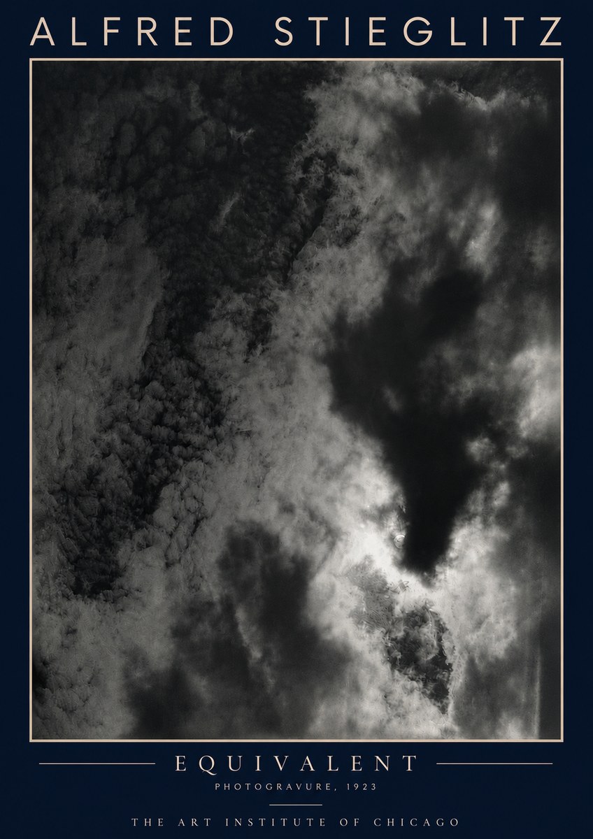 Alfred Stieglitz Equivalent V No4 - Affiche