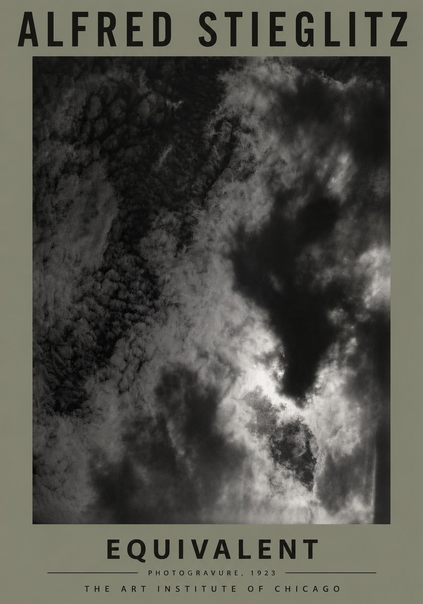 Alfred Stieglitz Equivalent V No6 - Affiche