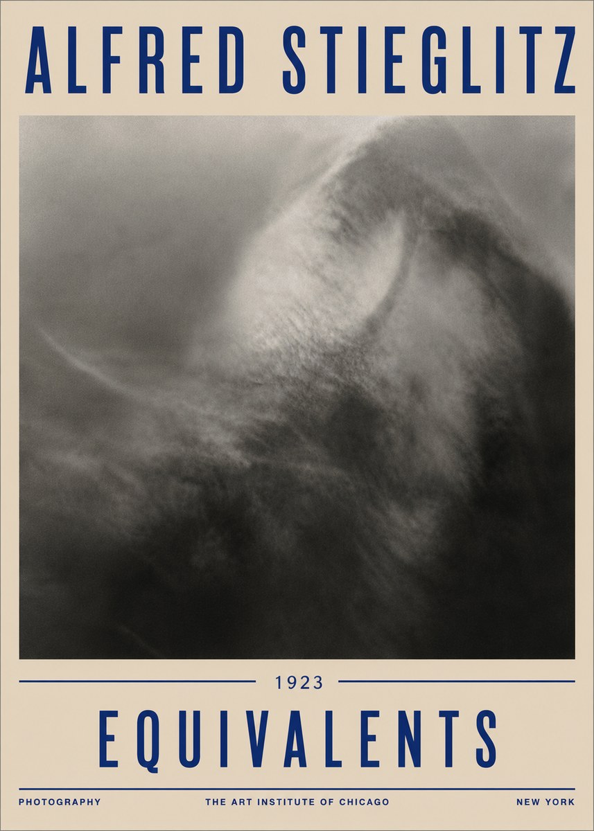Alfred Stieglitz Equivalents III No5 - Affiche