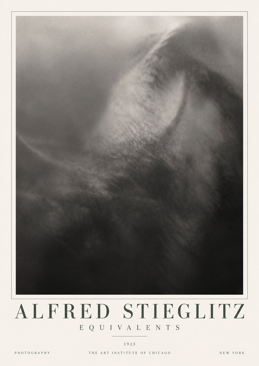 Alfred Stieglitz Equivalents III No6 - Affiche