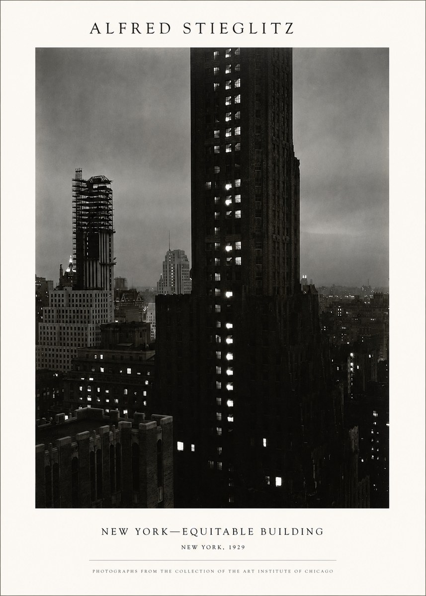 Alfred Stieglitz New York—equitable Building No1 - Affiche