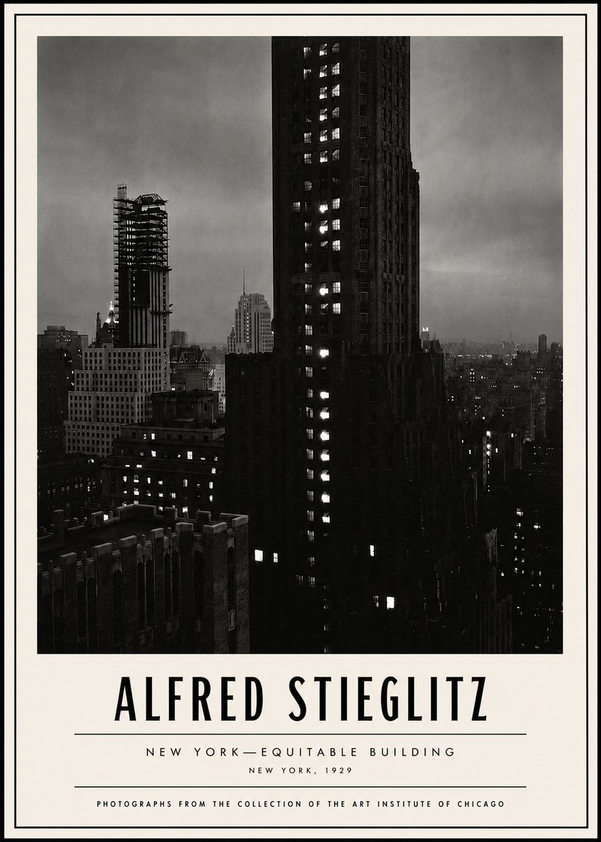Alfred Stieglitz New York—equitable Building No3 - Affiche
