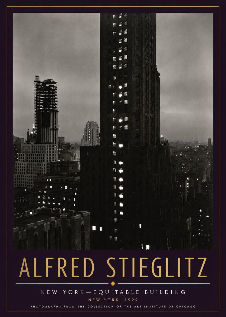 Alfred Stieglitz New York—equitable Building No4 - Affiche