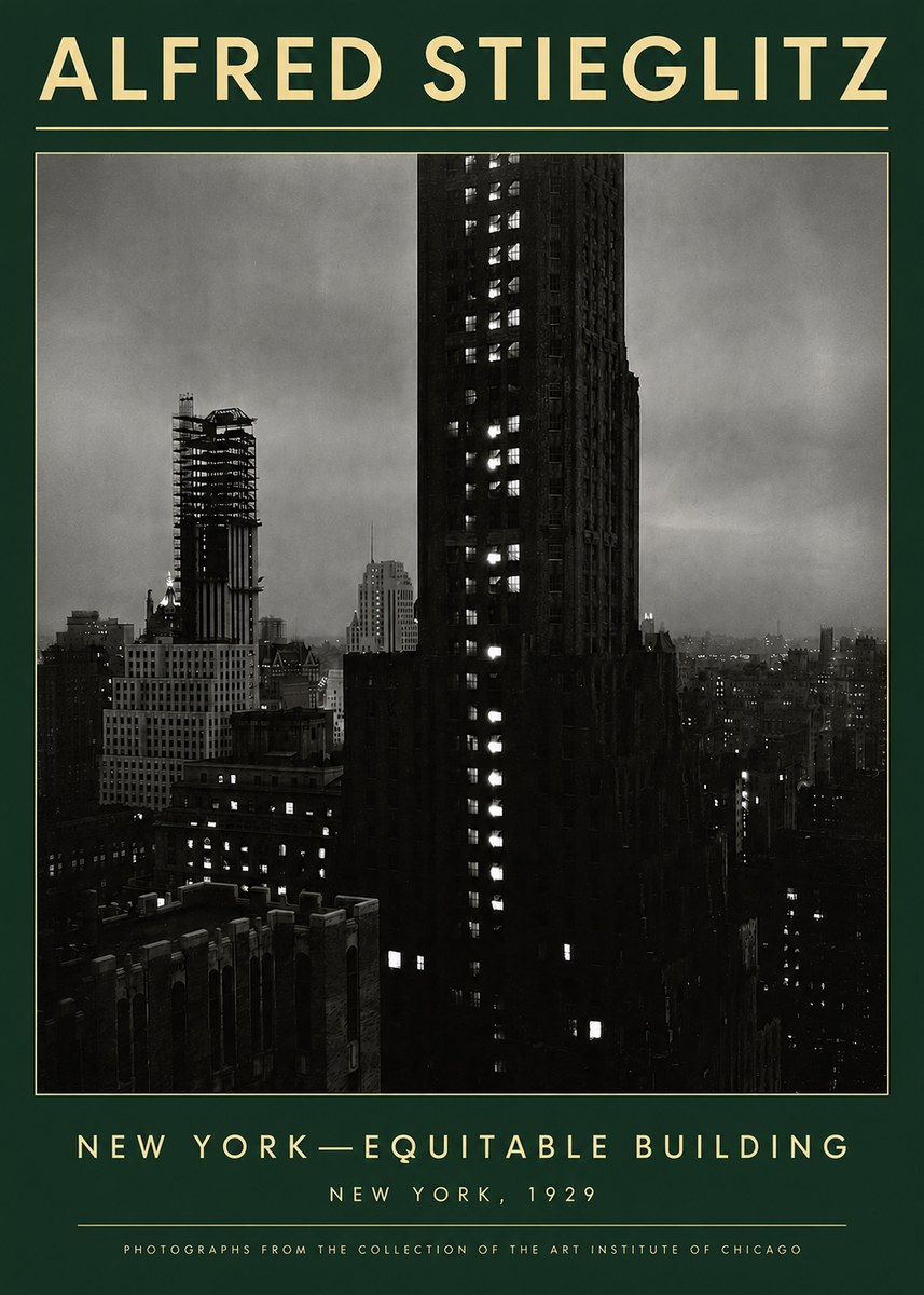 Alfred Stieglitz New York—equitable Building No5 - Affiche