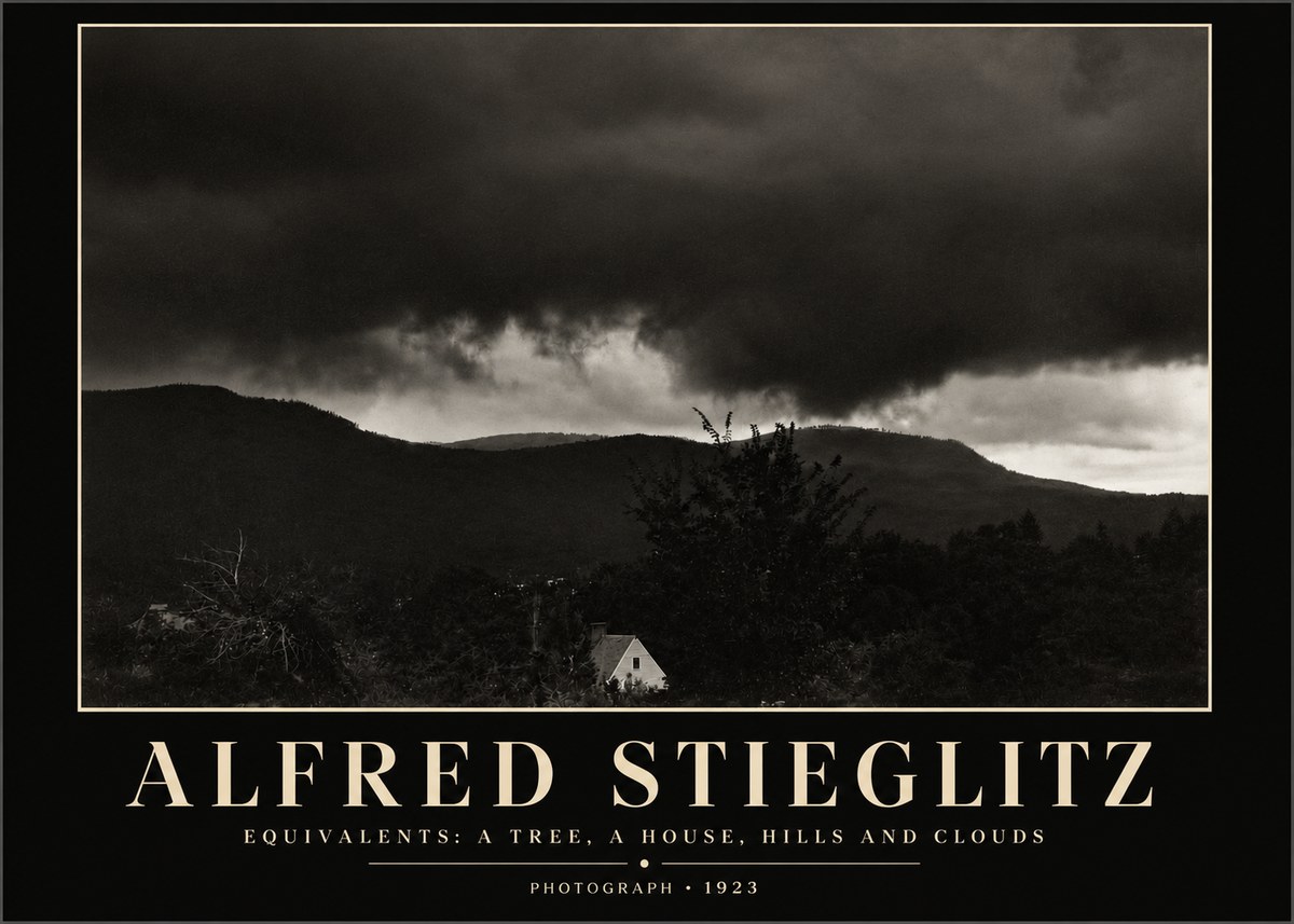 Alfred Stieglitz Equivalent VI No4 - Affiche