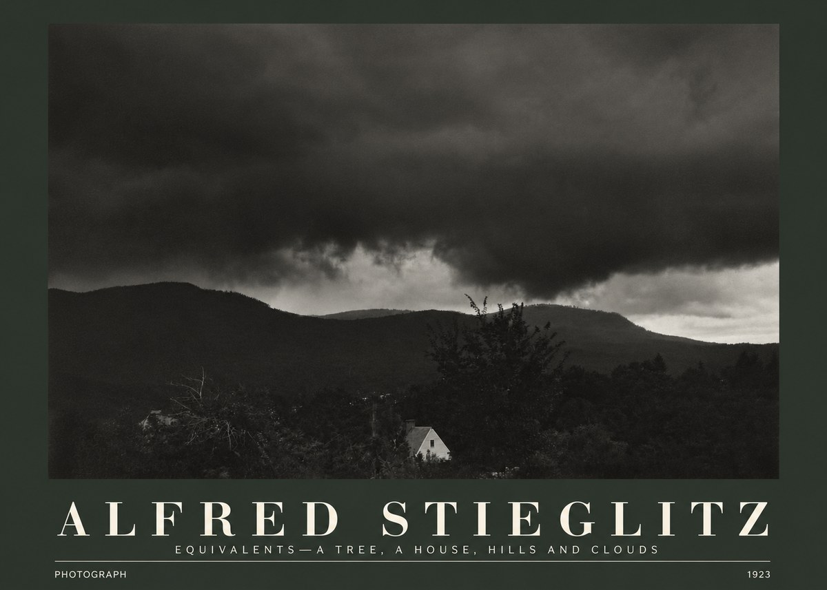 Alfred Stieglitz Equivalent VI No5 - Affiche