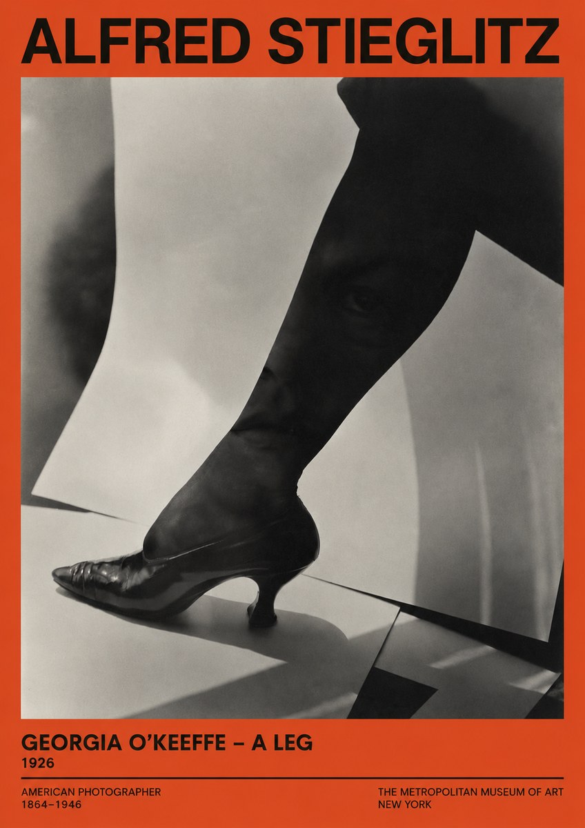 Alfred Stieglitz Georgia O'keeffe – a Leg No2 - Affiche