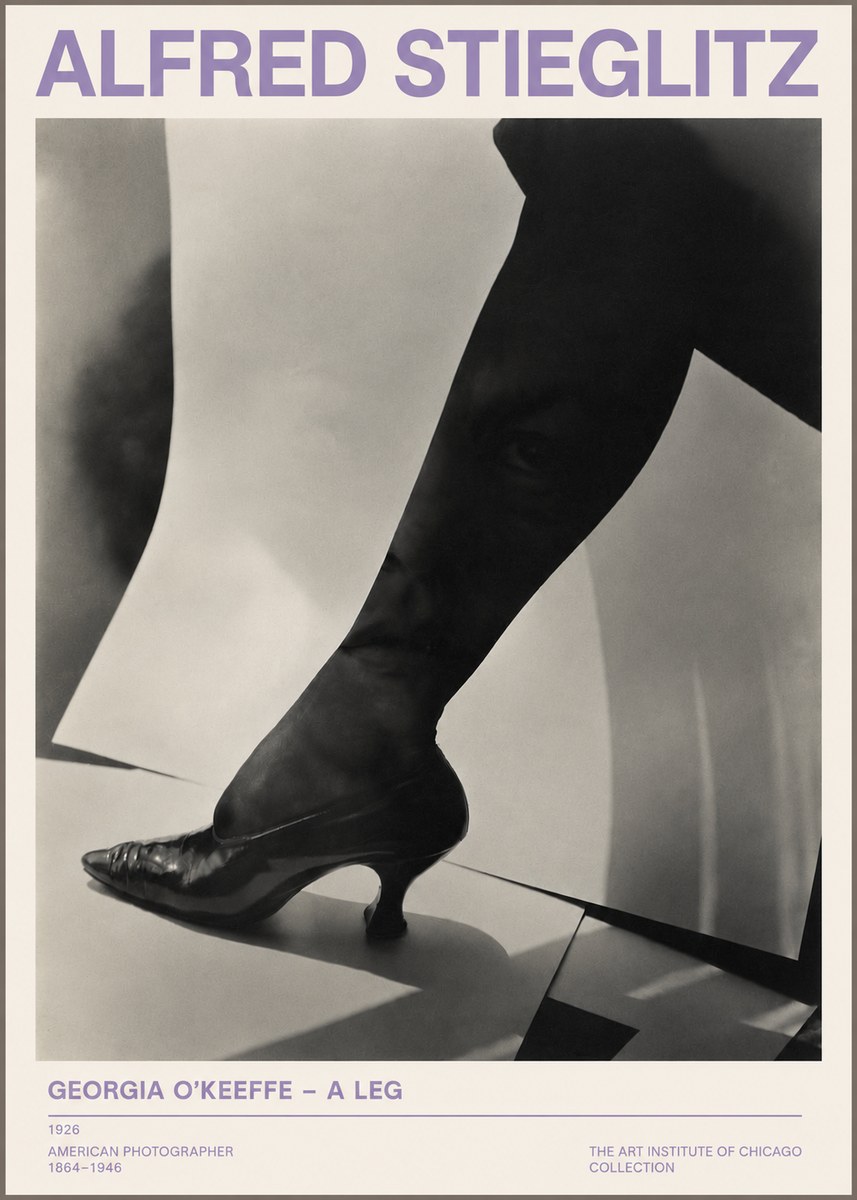 Alfred Stieglitz Georgia O'keeffe – a Leg No3 - Affiche