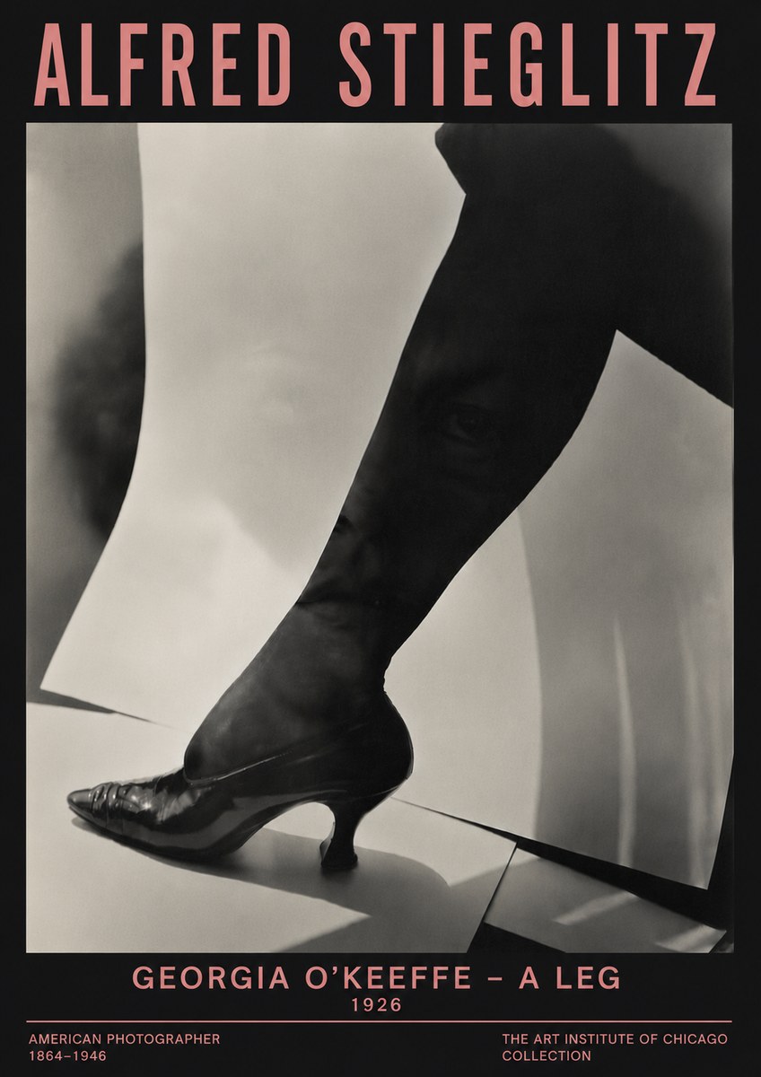 Alfred Stieglitz Georgia O'keeffe – a Leg No6 - Affiche