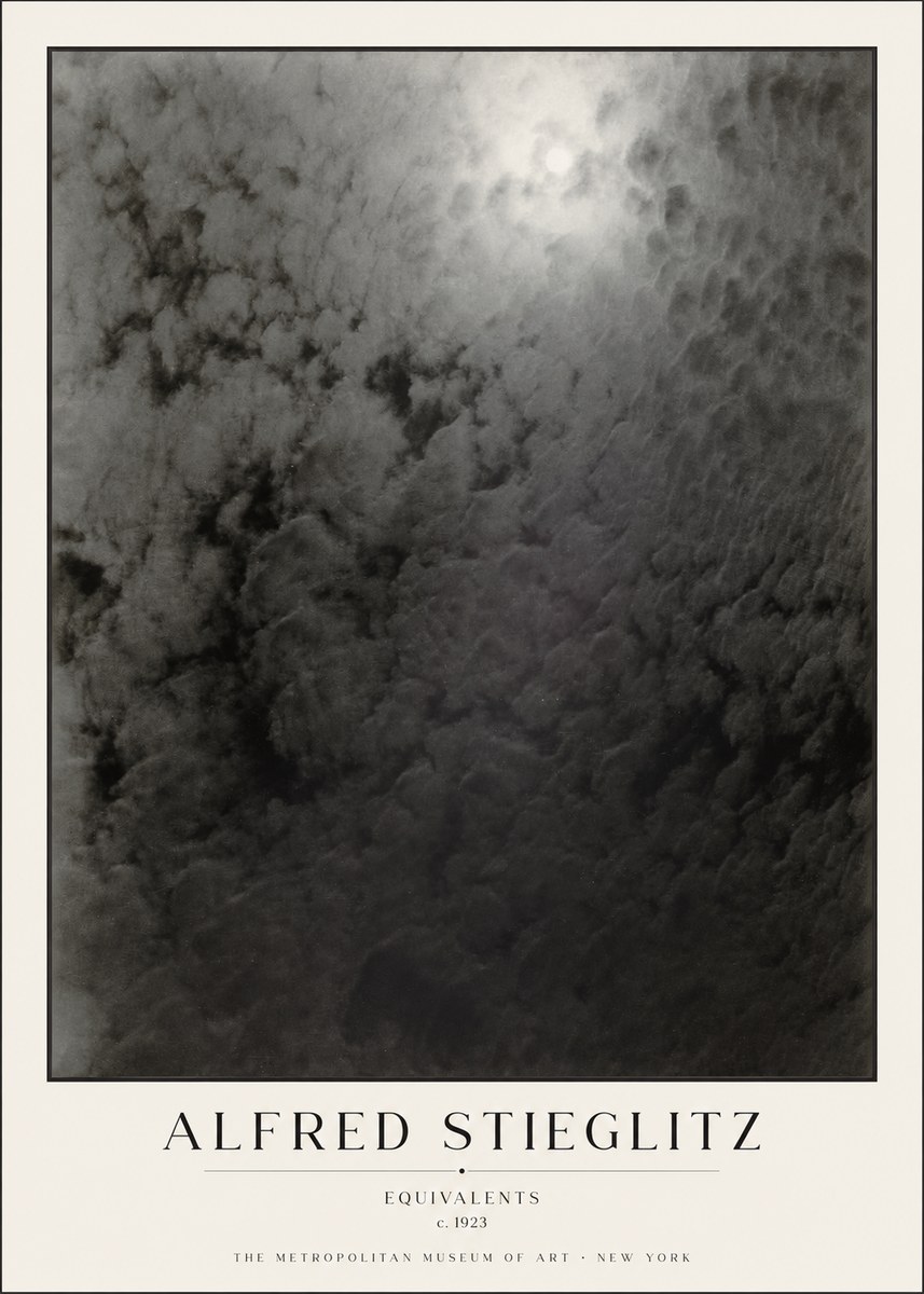 Alfred Stieglitz Equivalents IV No1 - Affiche