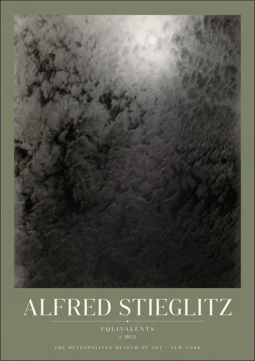 Alfred Stieglitz Equivalents IV No3 - Affiche