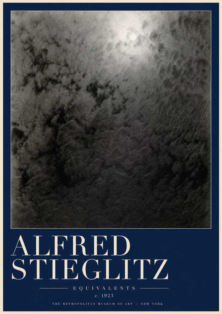 Alfred Stieglitz Equivalents IV No5 - Affiche