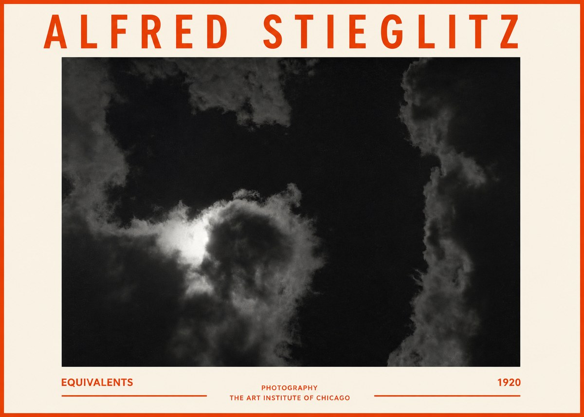 Alfred Stieglitz Equivalents V No2 - Affiche
