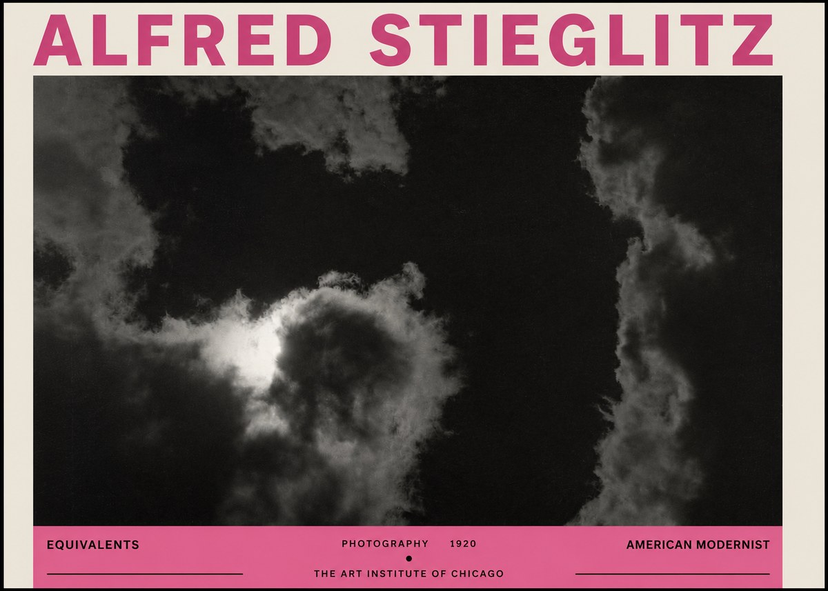 Alfred Stieglitz Equivalents V No3 - Affiche