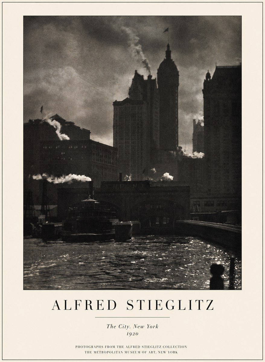 Alfred Stieglitz The City. New York No1 - Affiche