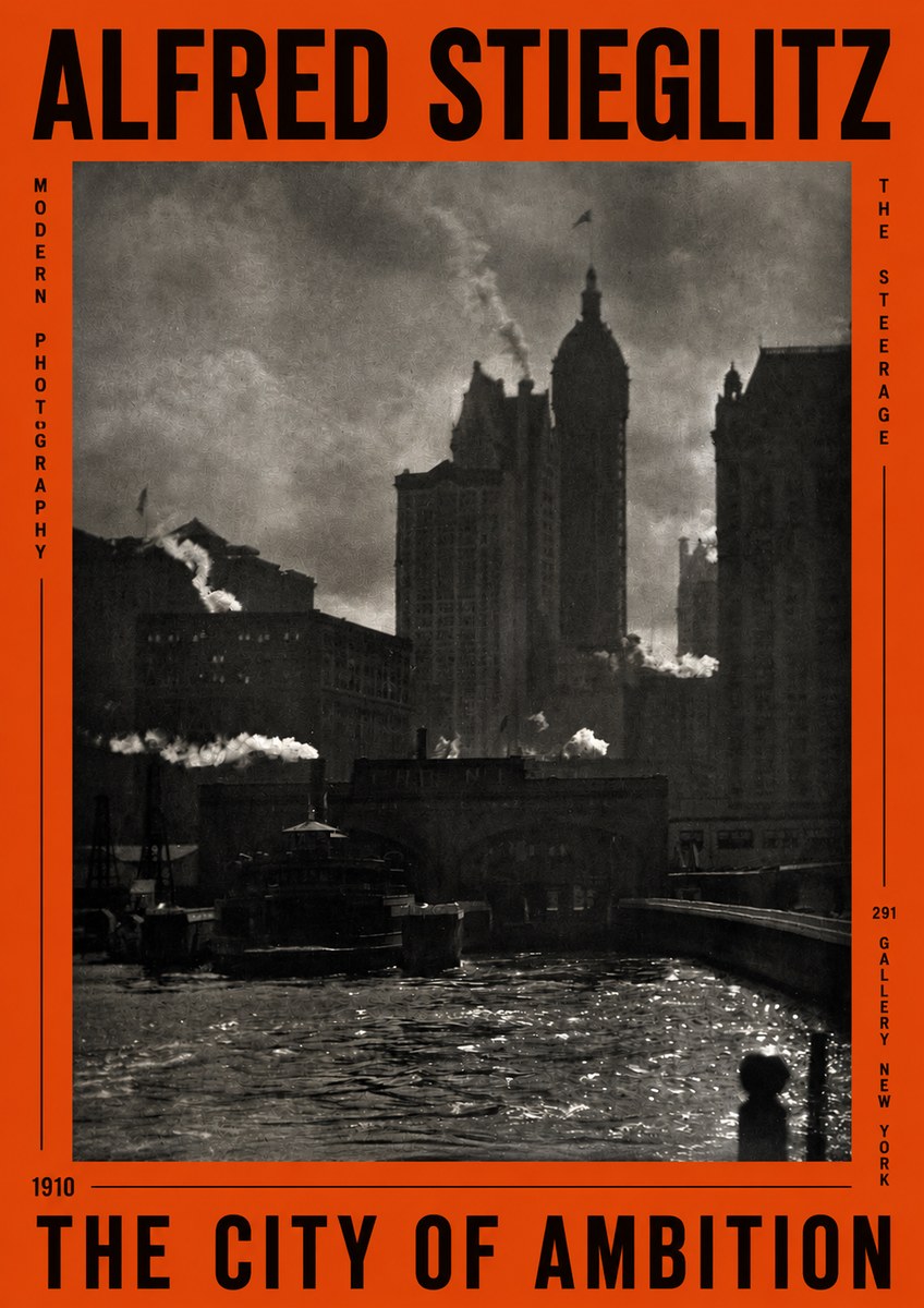 Alfred Stieglitz The City. New York No6 - Affiche
