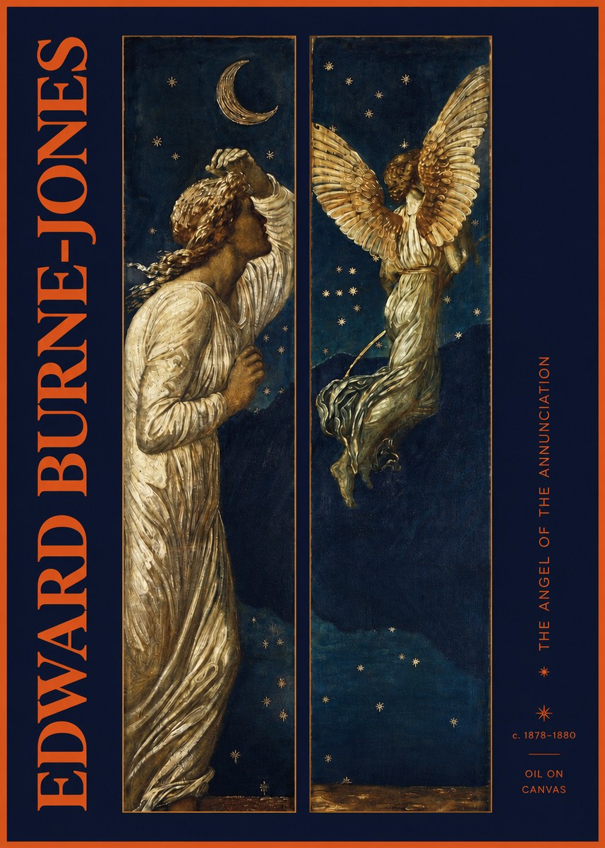 Edward Burne-Jones The Angel of the Annunciation No2 - Affiche