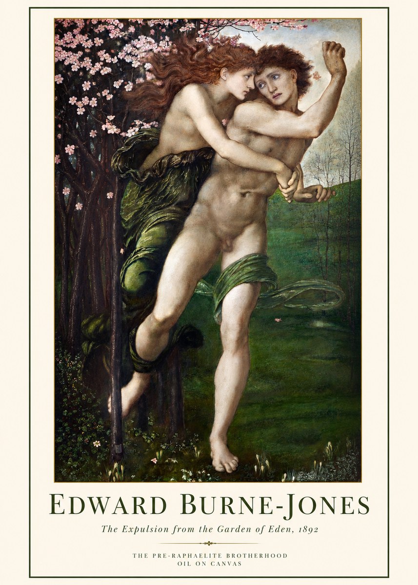 Edward Burne-Jones Springtime and the Spring No6 - Affiche