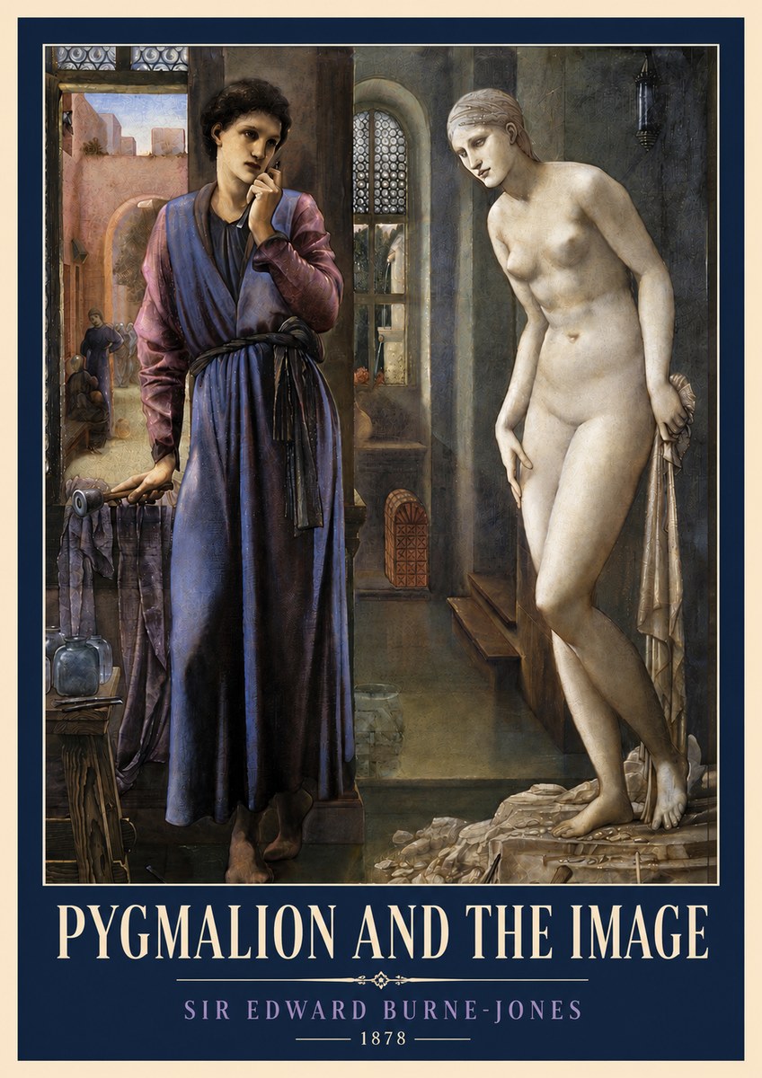 Edward Burne-Jones Pygmalion and the Image No5 - Affiche