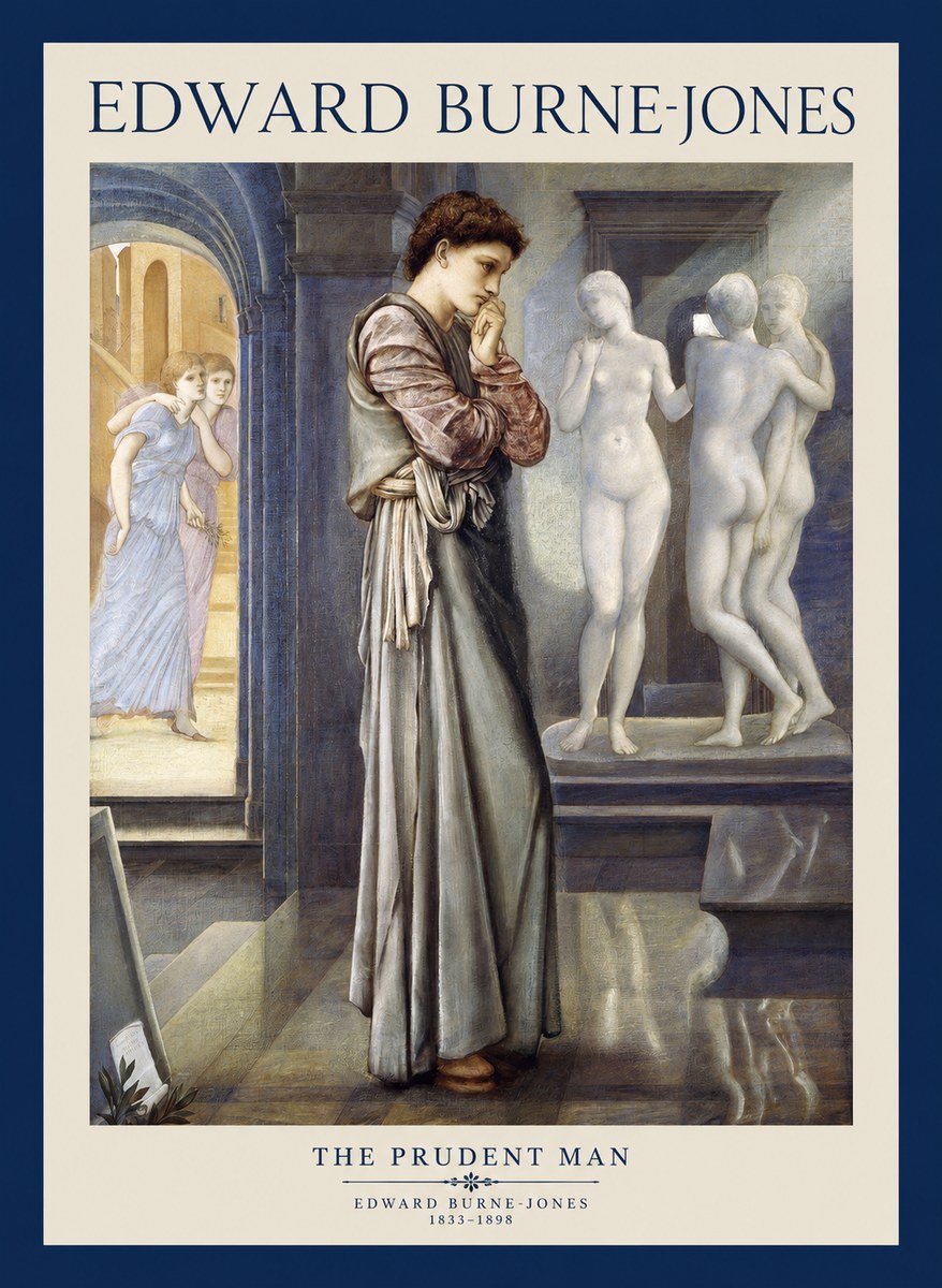 Edward Burne-Jones The Prudent Man No1 - Affiche