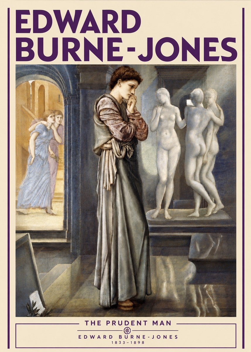 Edward Burne-Jones The Prudent Man No4 - Affiche
