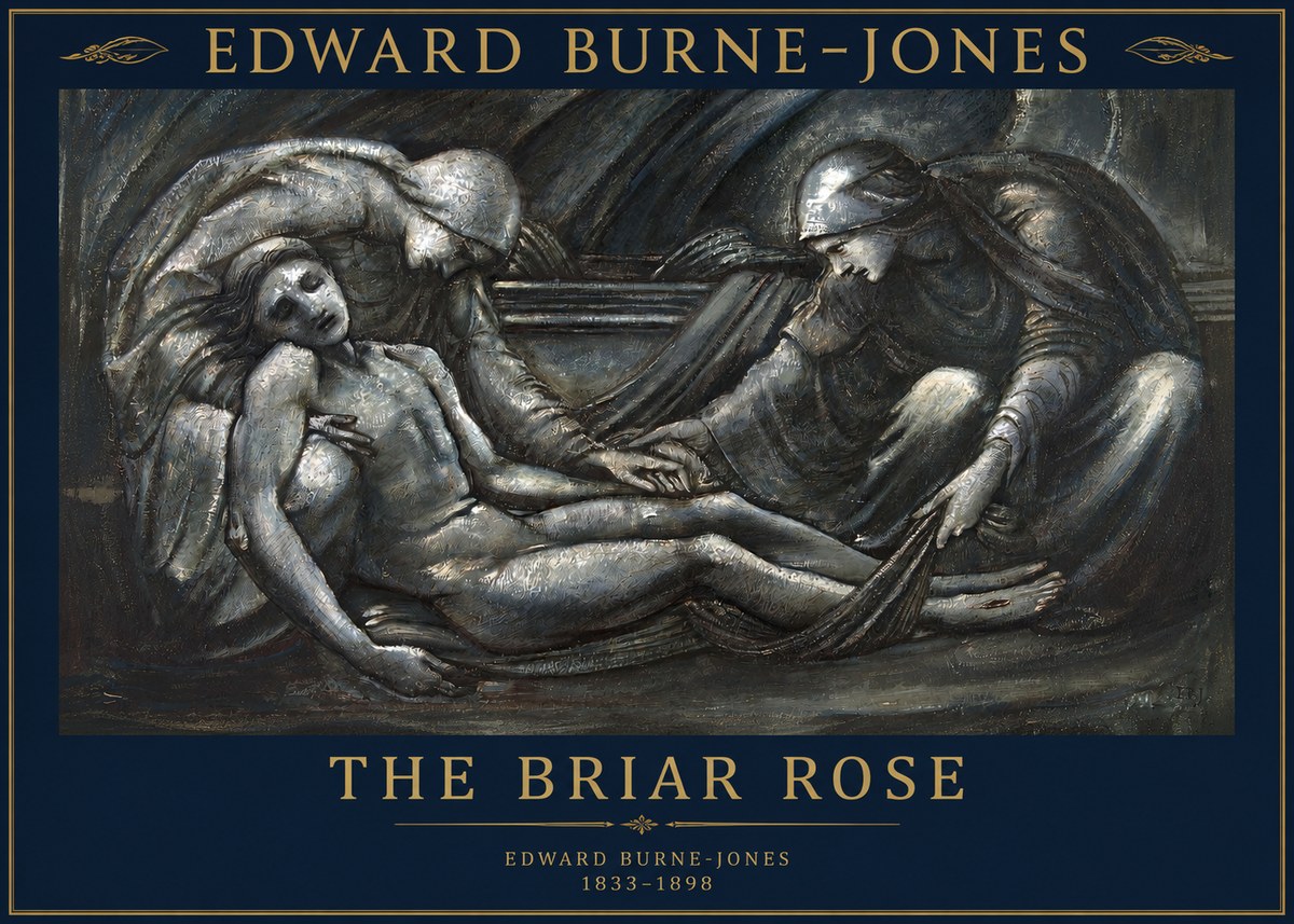 Edward Burne-Jones The Briar Rose No2 - Affiche