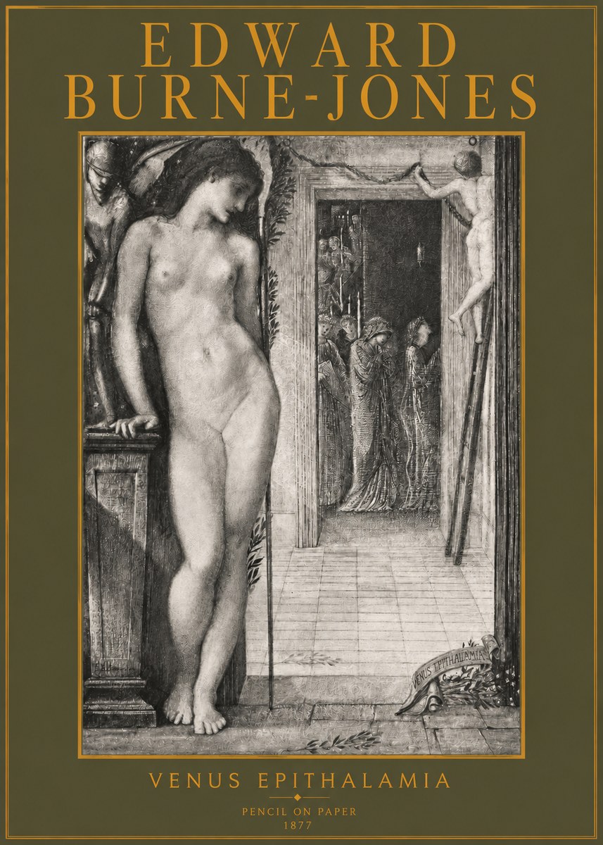 Edward Burne-Jones Venus Epithalamia No3 - Affiche