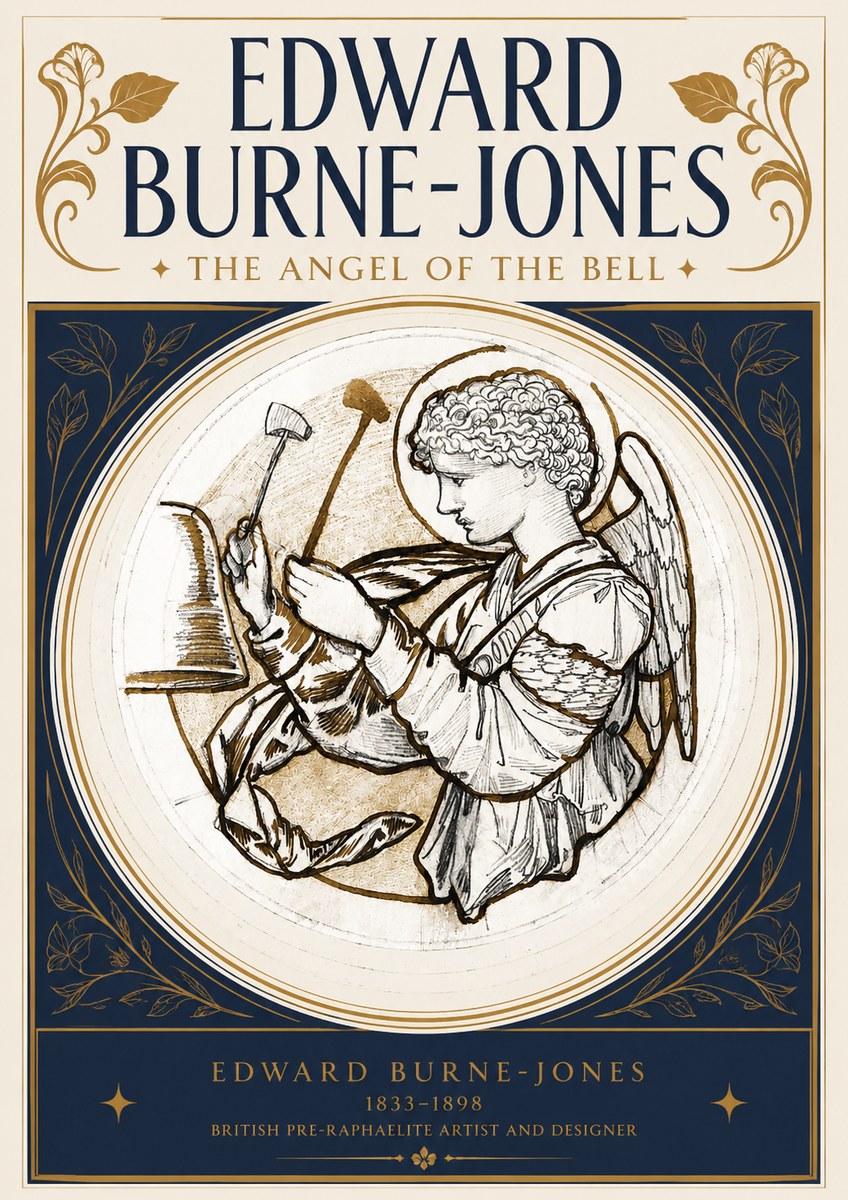 Edward Burne-Jones The Angel of the Bell No3 - Affiche